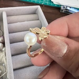 real pearl ring